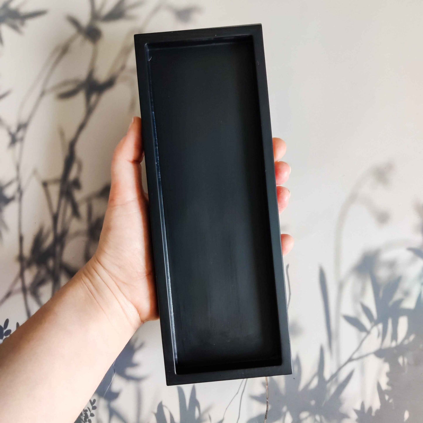 Rectangular trinket tray, display styling tray