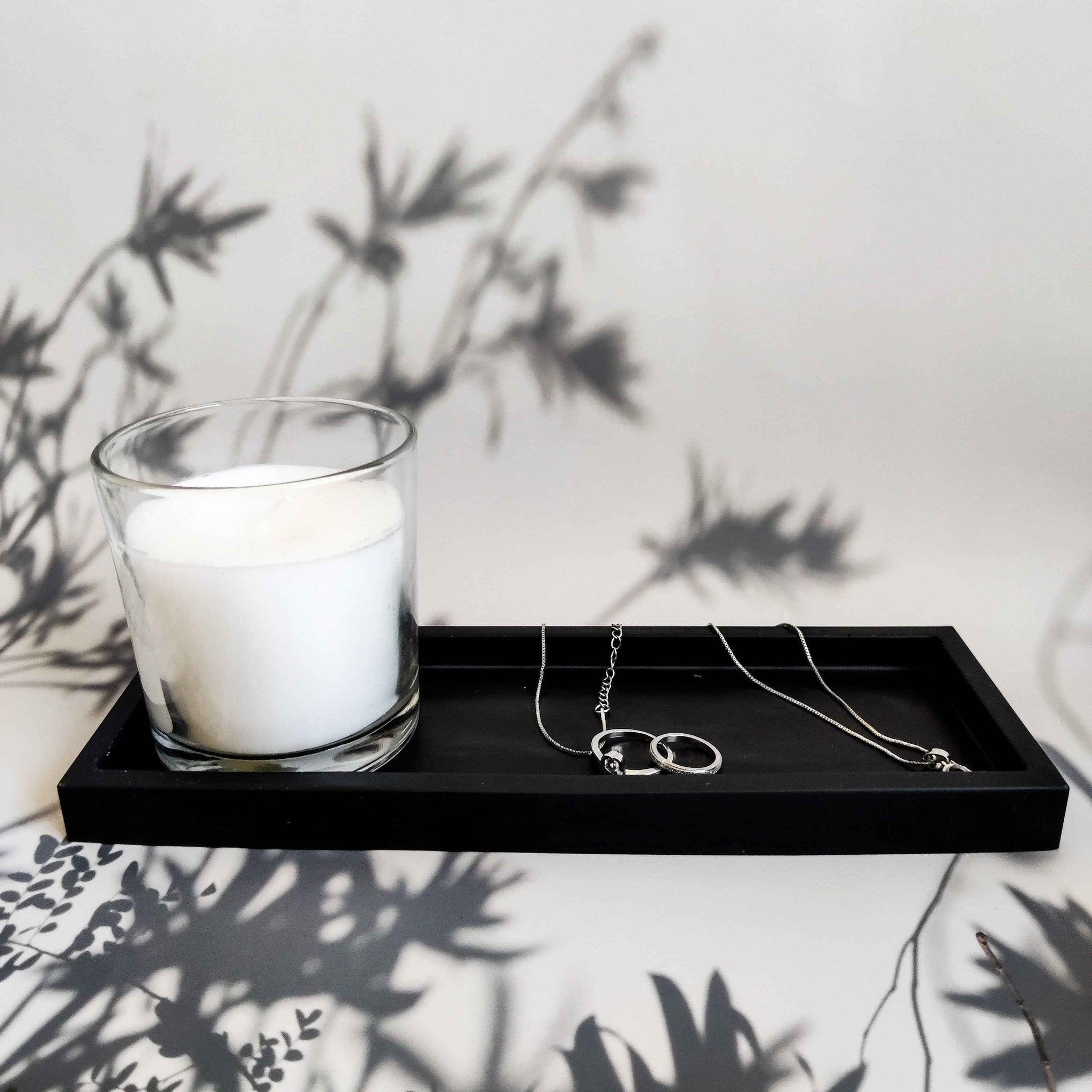 Rectangular trinket tray, display styling tray