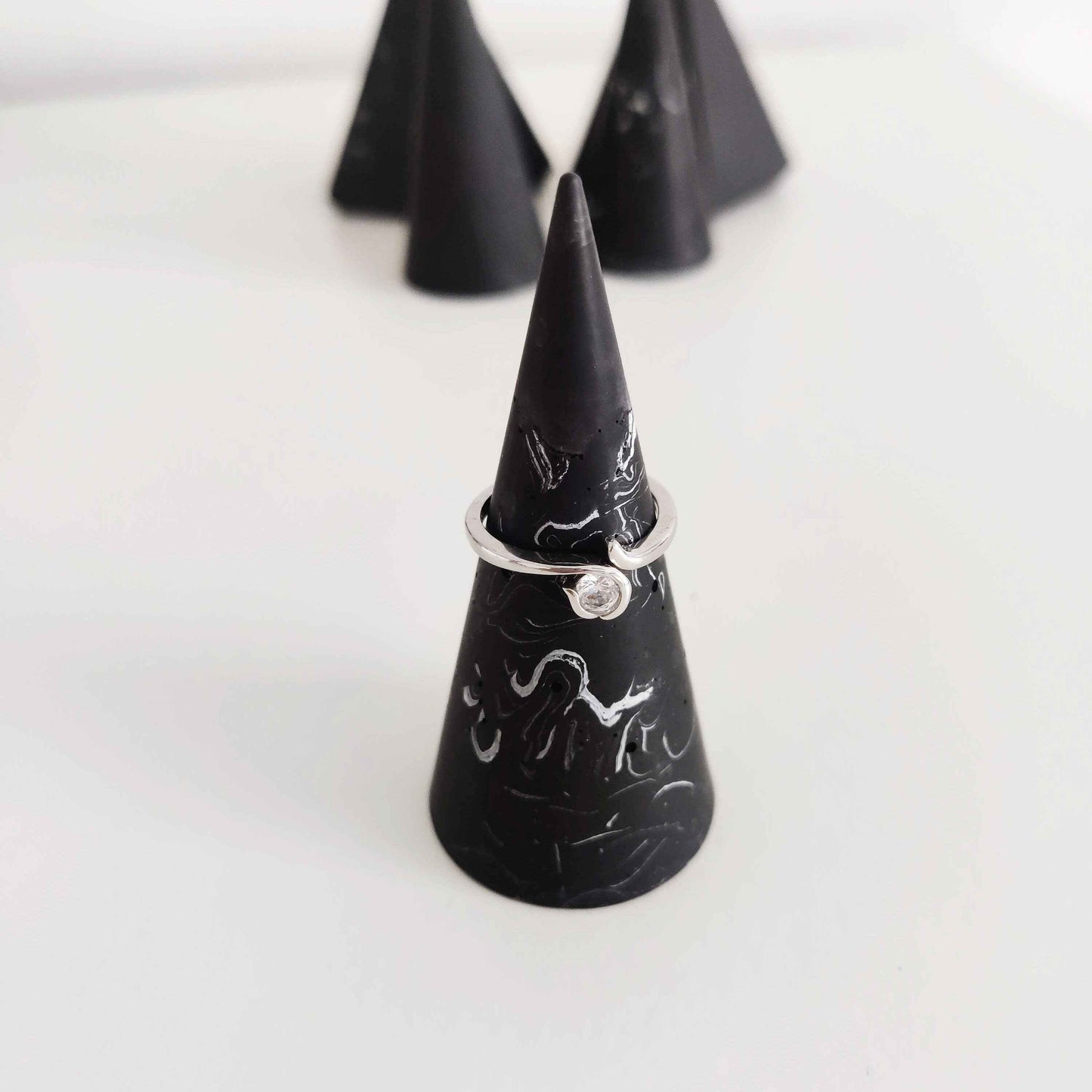 Ring holder cone, jewellery display, engagement ring holder