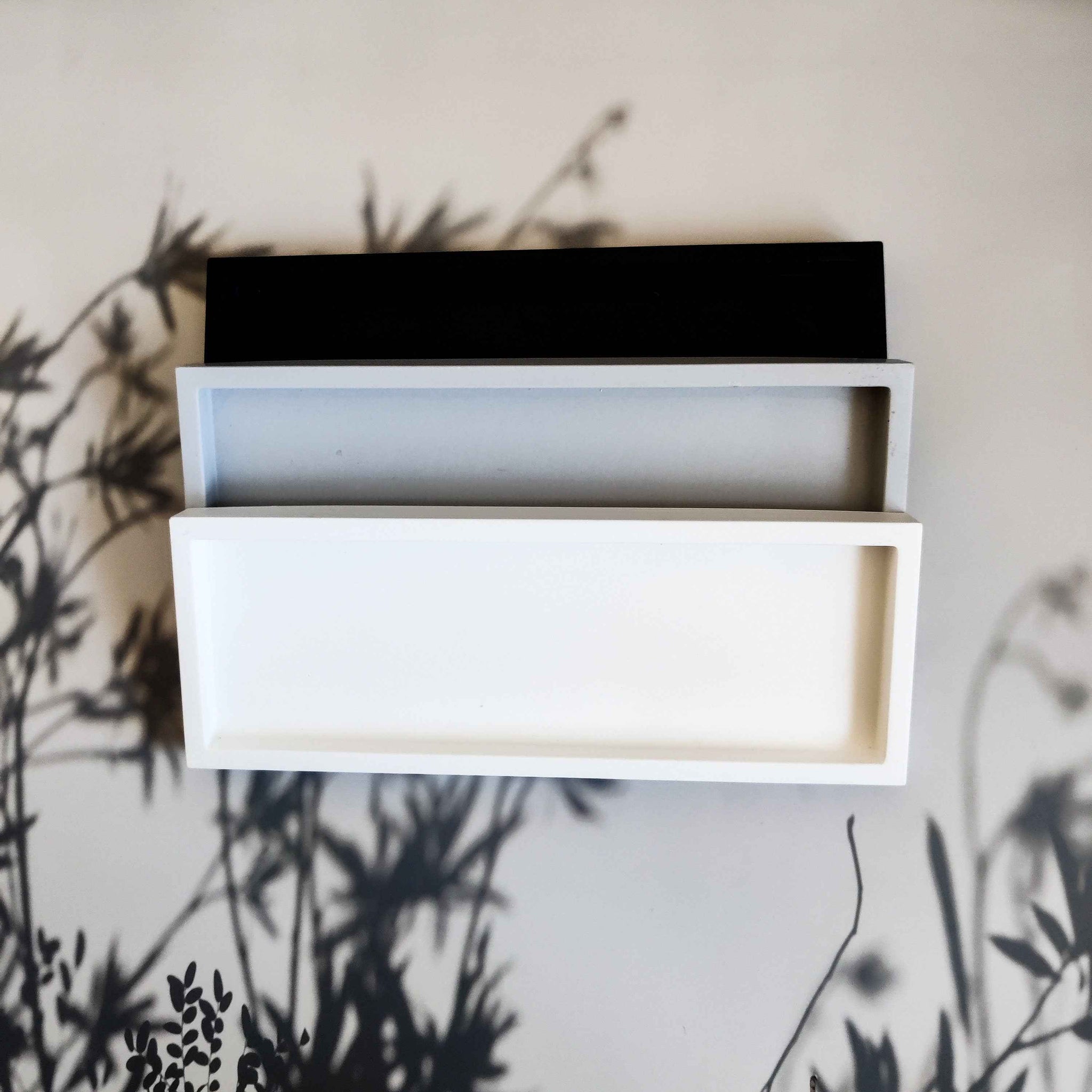 Rectangular trinket tray, display styling tray