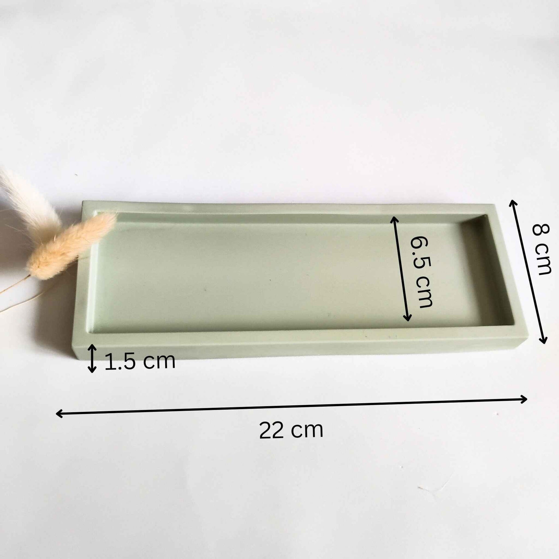 Rectangular trinket tray monochrome or terrazzo