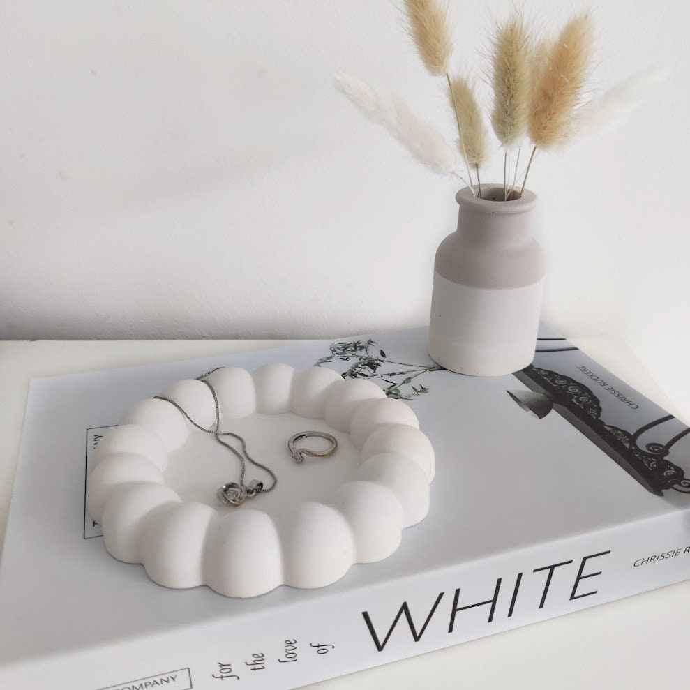 Cloud pastel decorative bubble coasters/jewellery trays