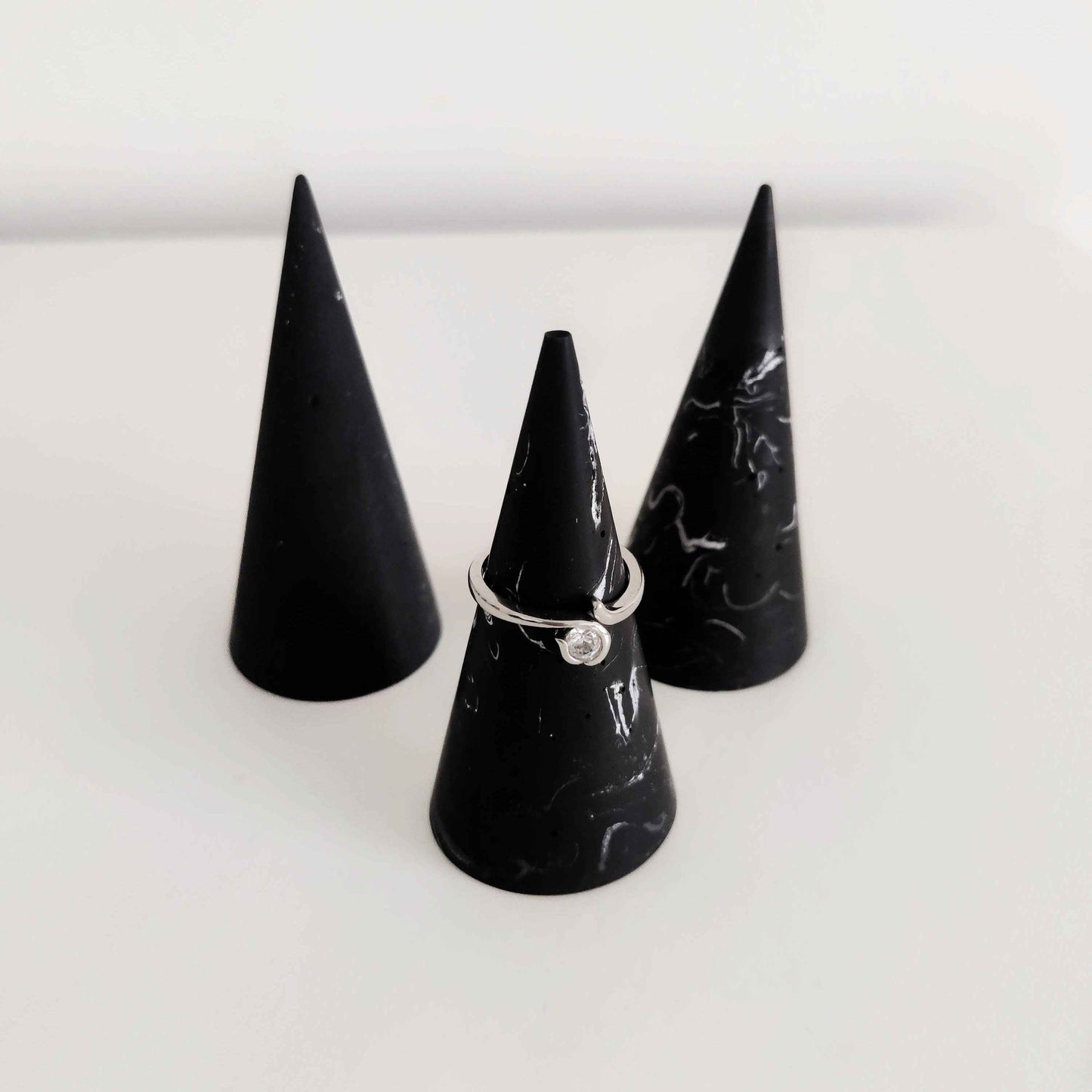 Ring holder cone, jewellery display, engagement ring holder