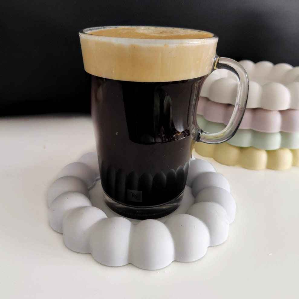 Cloud pastel decorative bubble coasters/jewellery trays