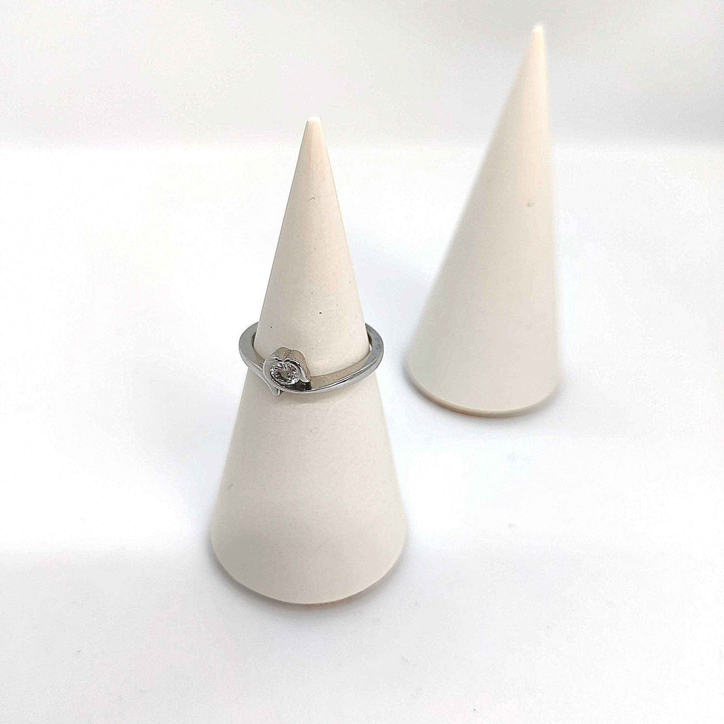 Ring holder cone, jewellery display, engagement ring holder