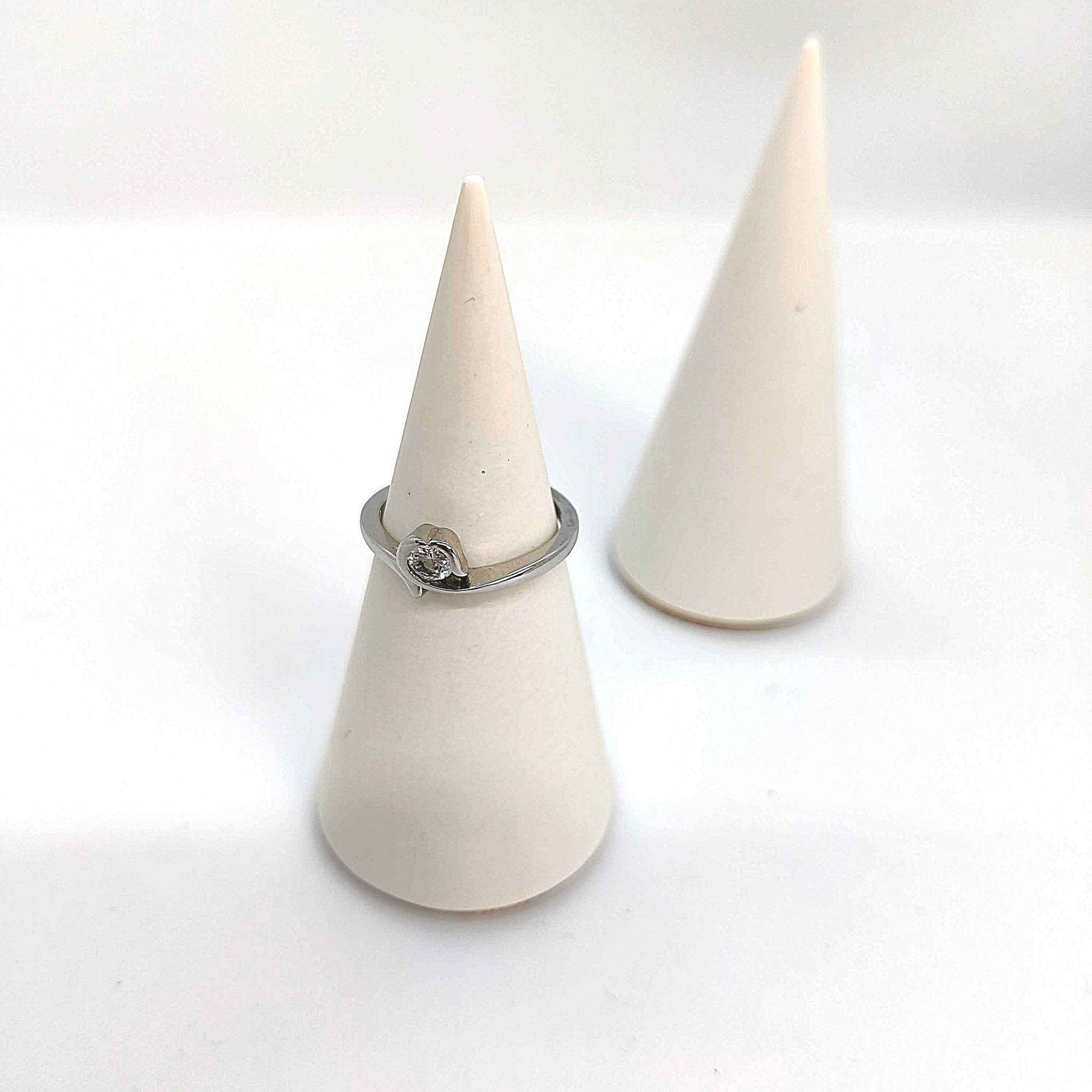 Ring holder cone, jewellery display, engagement ring holder
