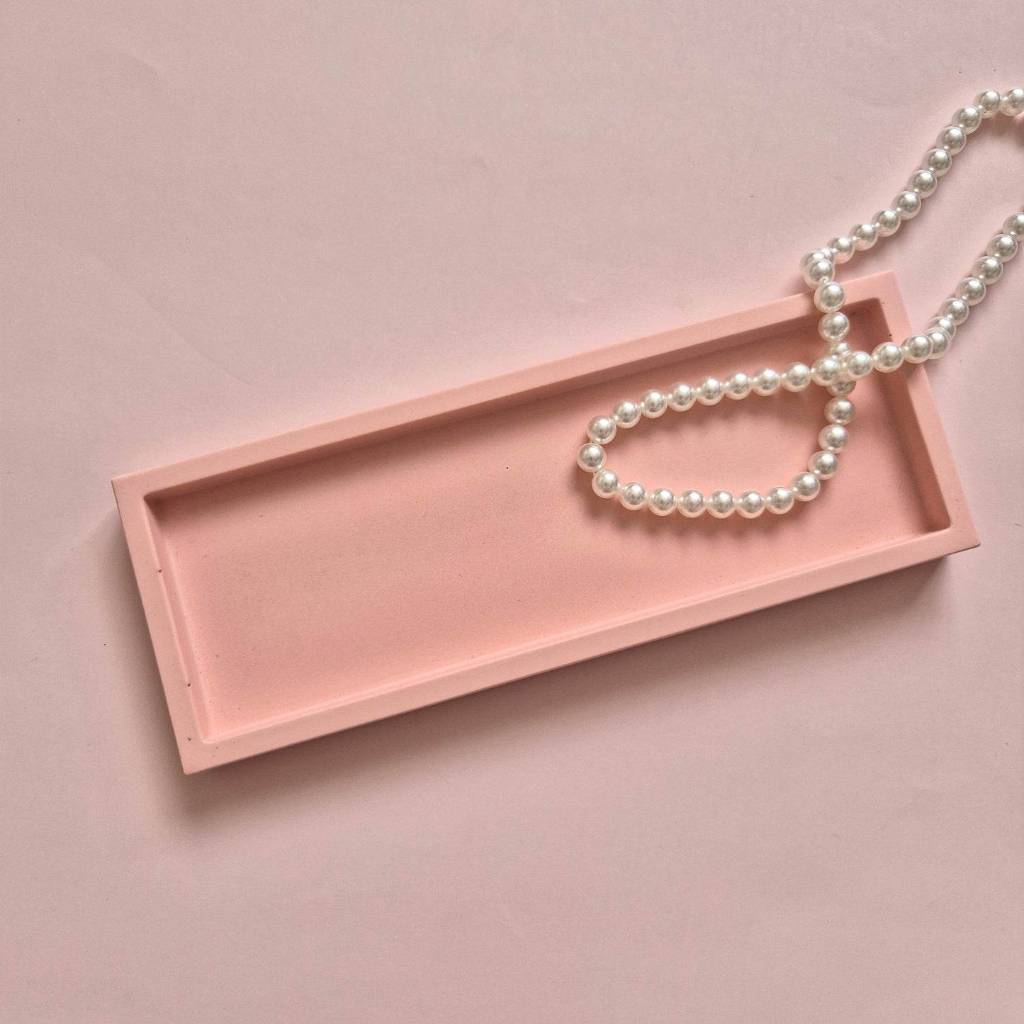 Rectangular trinket tray monochrome or terrazzo